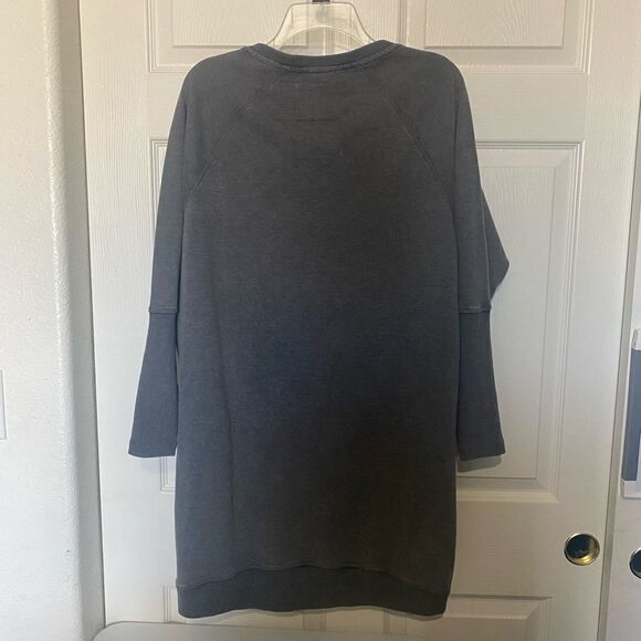 S.WEAR Women’s Vintage Wash Medium Thick Light Gray Dress T Shirt - Picture 4 of 5